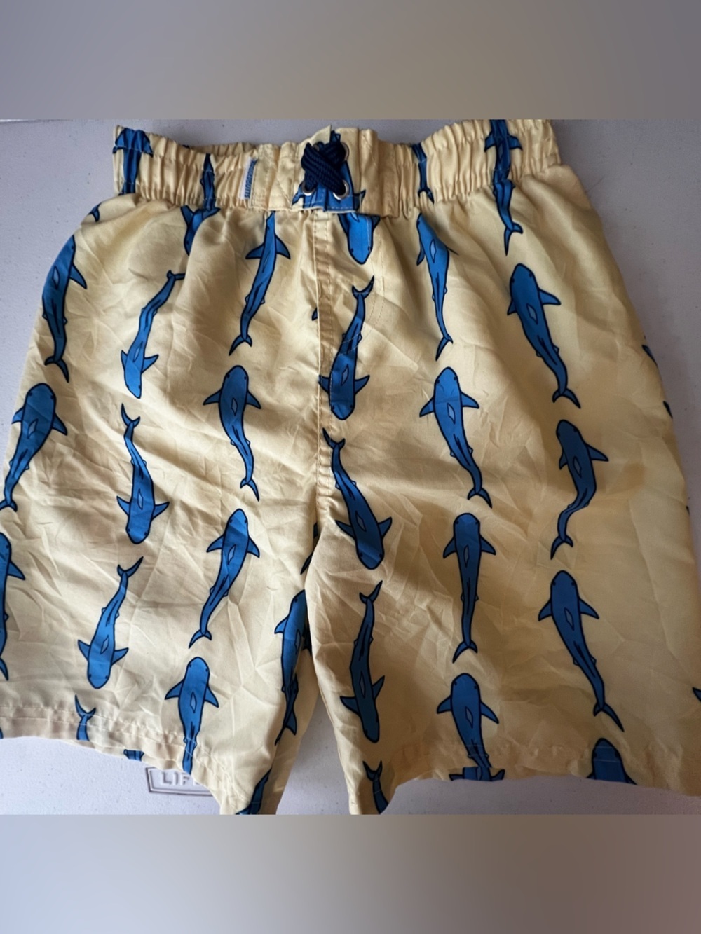 RUGGED BUTTS BOYS ANIMAL SWIM TRUNKS (Dolphins) UPF 50+ SUN PROTECTION SIZE 10